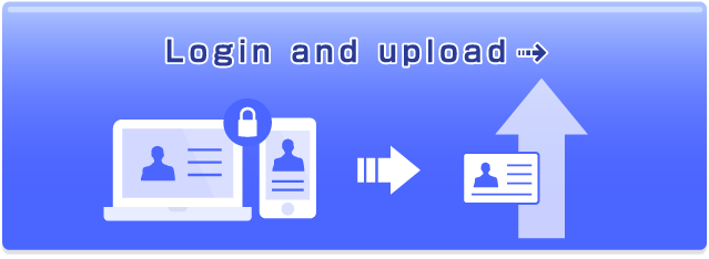 Login and upload