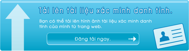 Tải lên tài liệu xác minh danh tính.